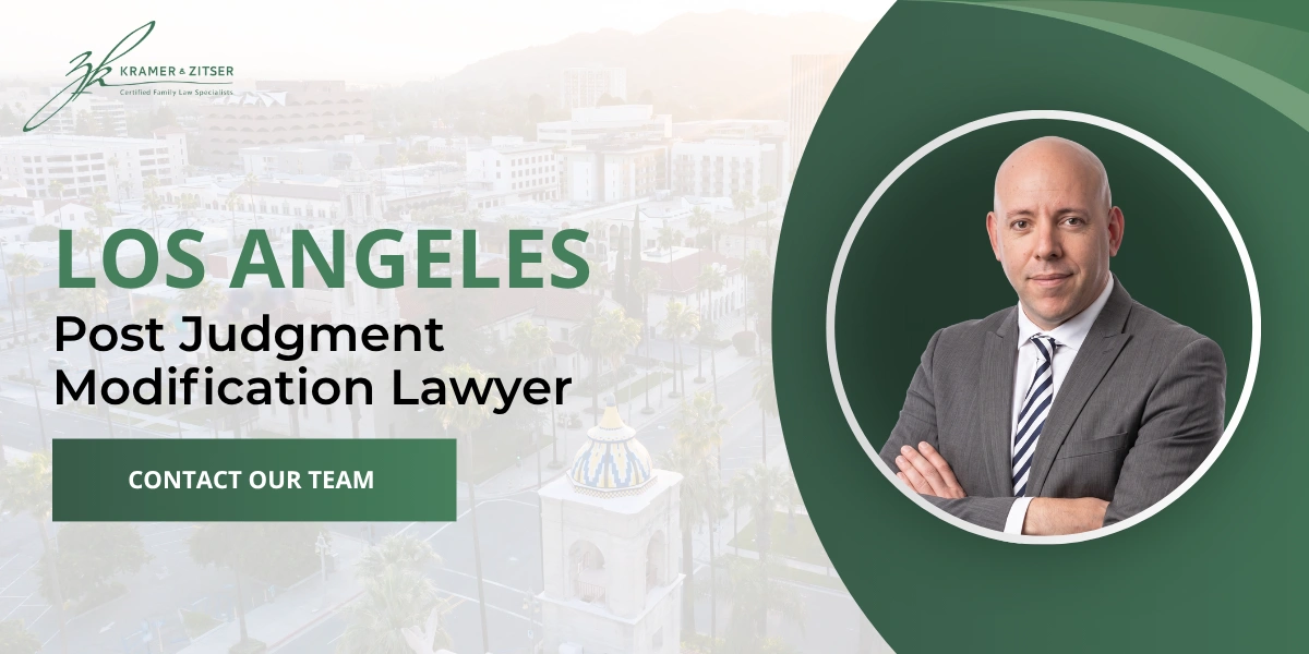 Los Angeles Post Judgment Modification Lawyer